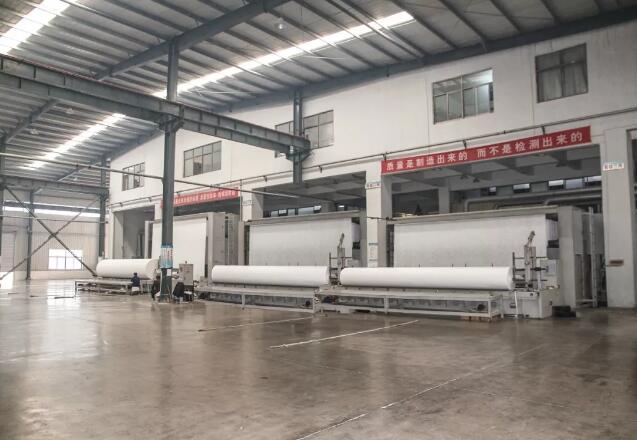 長絲聚酯胎前紡無紡布生產線